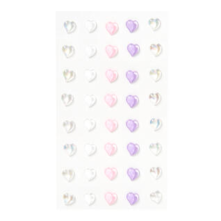 미니하트 보석스티커 