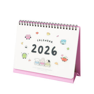 2026 소소해피클럽 PP탁상달력 