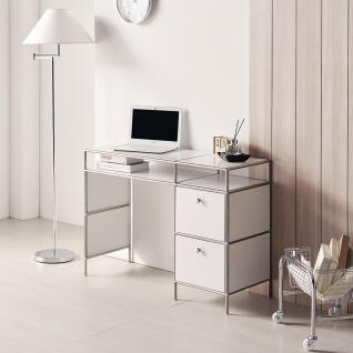 클레르 스틸 모듈 수납책상 테이블 - 1075