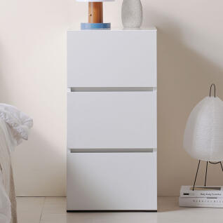 앤유 폭 좁은 틈새 미니 원룸 작은 서랍장 3단 400