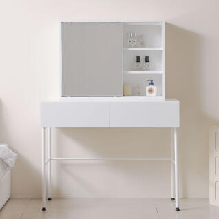 앤유 콘솔 수납 화장대 거울 세트 1000