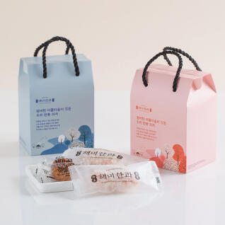 [답례품] 해미한과 유과+우리밀 미니 약과 구디백