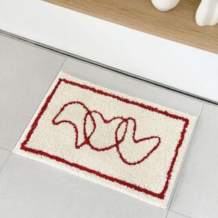 올리 하트 자카드 발매트