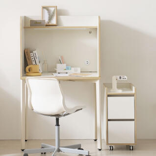 오즈 E0 스터디 독서실 책상 LED 서랍장 세트 800