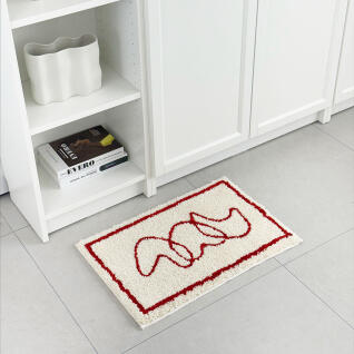 올리 하트 자카드 발매트