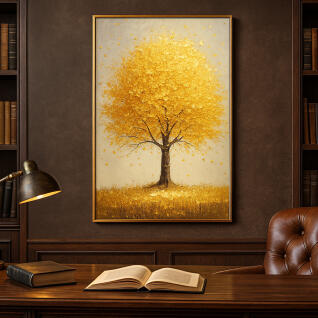 황금나무 금전수액자 재물 부자 풍수인테리어 선물