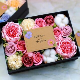 반전 작약 플라워 용돈박스 어버이날 카네이션 비누