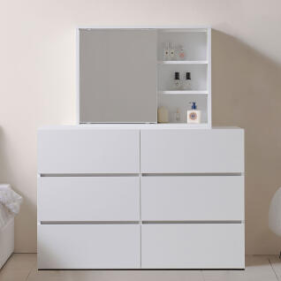 앤유 1200 서랍형 수납화장대