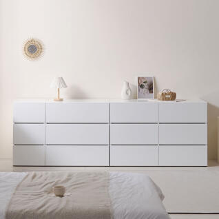 앤유 3단 와이드 서랍장 1200