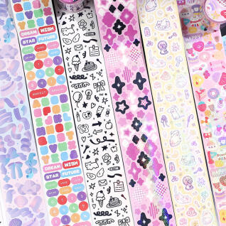 BGM 키스컷 마스킹테이프 샤인 BM-RE005