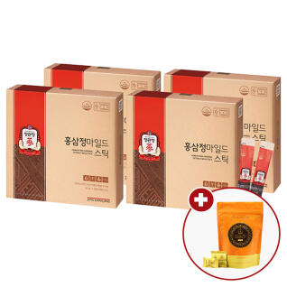 [홍삼캔디 증정] 정관장 마일드스틱 10ml x 30포 4박스