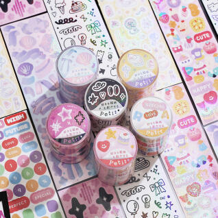 BGM 키스컷 마스킹테이프 마법 BM-RE003