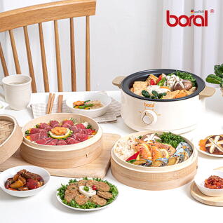 보랄 더 셰프 대나무 다용도찜기 멀티쿠커 BR-P200L