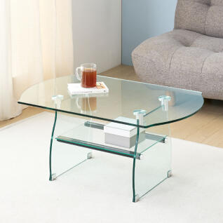 뮤트 강화유리 거실 쇼파 좌식 소파 탁자 테이블 800