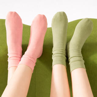 브리엔 여성 골지양말 무지 임산부 무압박 양말 R297