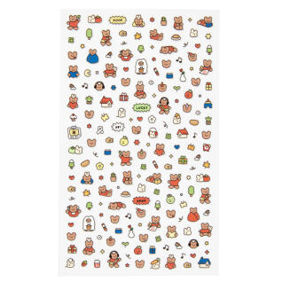 쪼말곰 초미니스티커 