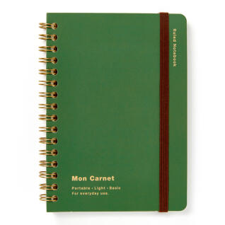 그린 고무줄수첩(소) 