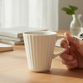 라크 포셀린 호텔 커피잔 라인 싱글 티컵 머그잔 200ml