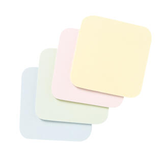 심플 4단 점착메모지