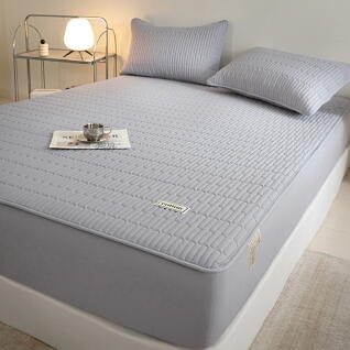 방수 누빔 침대 매트리스 커버 패드 토퍼 시트 (퀸)