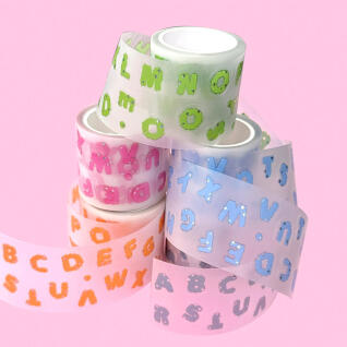 3D박 플러피 알파벳 키스컷(5종)