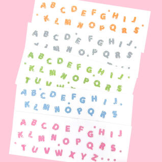 3D박 플러피 알파벳 키스컷(5종)