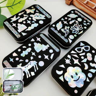 DIY 전통 자개스티커 거울 틴케이스 만들기 - 옵션