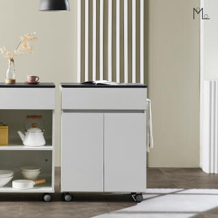 퍼니 600 바퀴형 도어 서랍수납장 양문 이동식