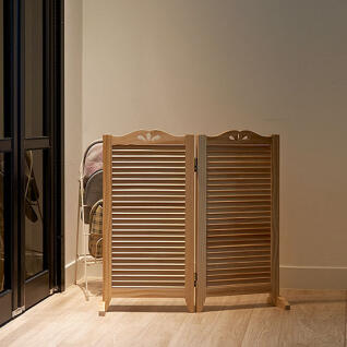 까사라움 원목 갤러리 타이니 파티션 2단 내추럴