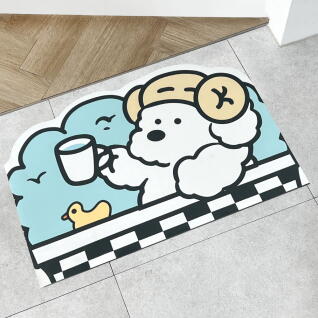 테디2 강아지 규조토 발매트