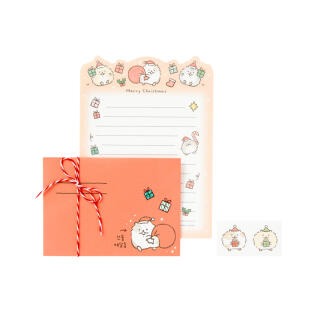 뵤햄스터 크리스마스편지지 