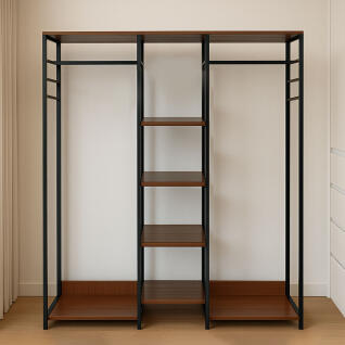 캠드레스룸행거 스탠드 옷장 시스템 철제 1200