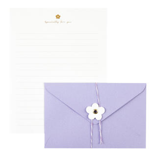플라워 아일렛 편지지 