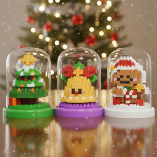 겨울놀이 입체 미니 나노블럭 크리스마스 장식