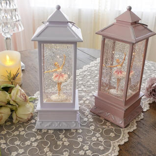 러블리 발레리나 사각랜턴 오르골 워터볼 무드등