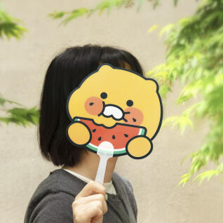 카카오프렌즈 썸머 프루티 PP 부채