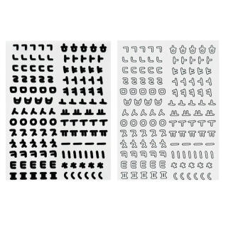 스무디 핸드라이팅 한글 레터링스티커 리무버블(8매)