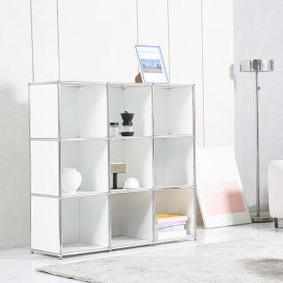 이가페 미드센츄리 모듈수납장 트리오 3x3 오픈책장