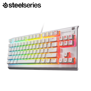 스틸시리즈 Apex 3 TKL 화이트 저소음 게이밍 키보드
