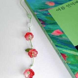 비즈 책갈피 끈갈피 만들기 DIY 키트 세트 은방울꽃