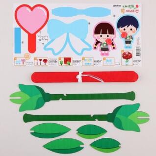 자이언트 카네이션 꽃 한송이 만들기