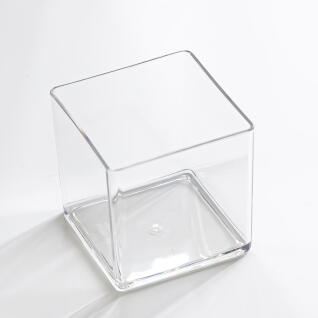 PET 사각 화분 6x6cm 꽃병 투명 플라스틱 장식 소품