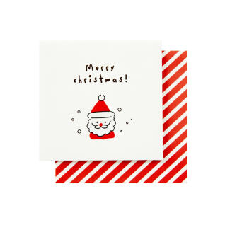 스노우산타 팝업카드 