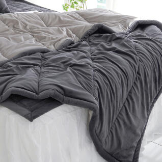 몽실 따뜻한 겨울 극세사 차렵이불 Q(국내산)