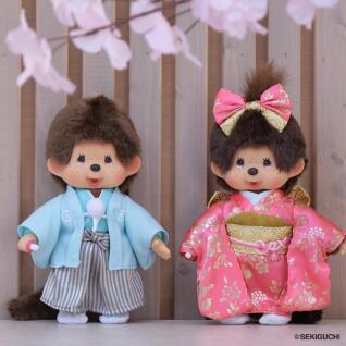 정품 몬치치 기모노 인형 여아 S 걸