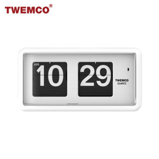 트웸코 QT-30 (화이트) 플립 탁상시계 벽시계 겸용