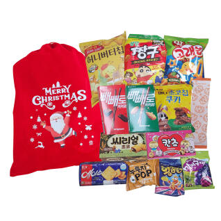 [과자선물세트] 크리스마스 산타주머니4번세트(L)