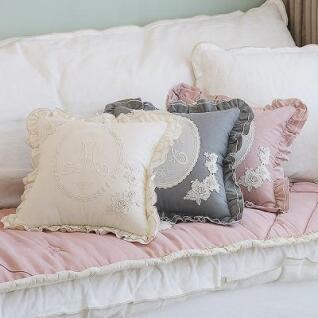 아띠 면 쿠션커버 50×50 (솜미포함) - 3color