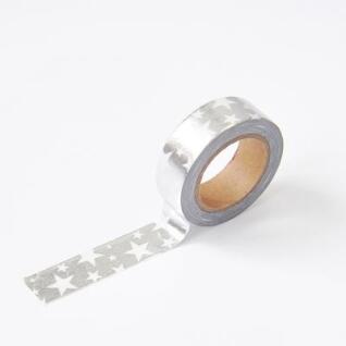 왈가닥스 포일 마스킹테이프 - 72 Silver Star