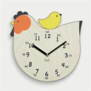 행운의 닭 무소음 벽시계